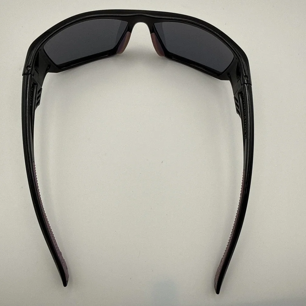 DUCK COMMANDER  Polarized Wrap Sport Sunglasses, Matte Black Accents